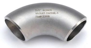 Chine Les garnitures de tuyau d'acier inoxydables d'ASTM A403 WP316/coude LR/SR 90 degrés BW FINIT fournisseur